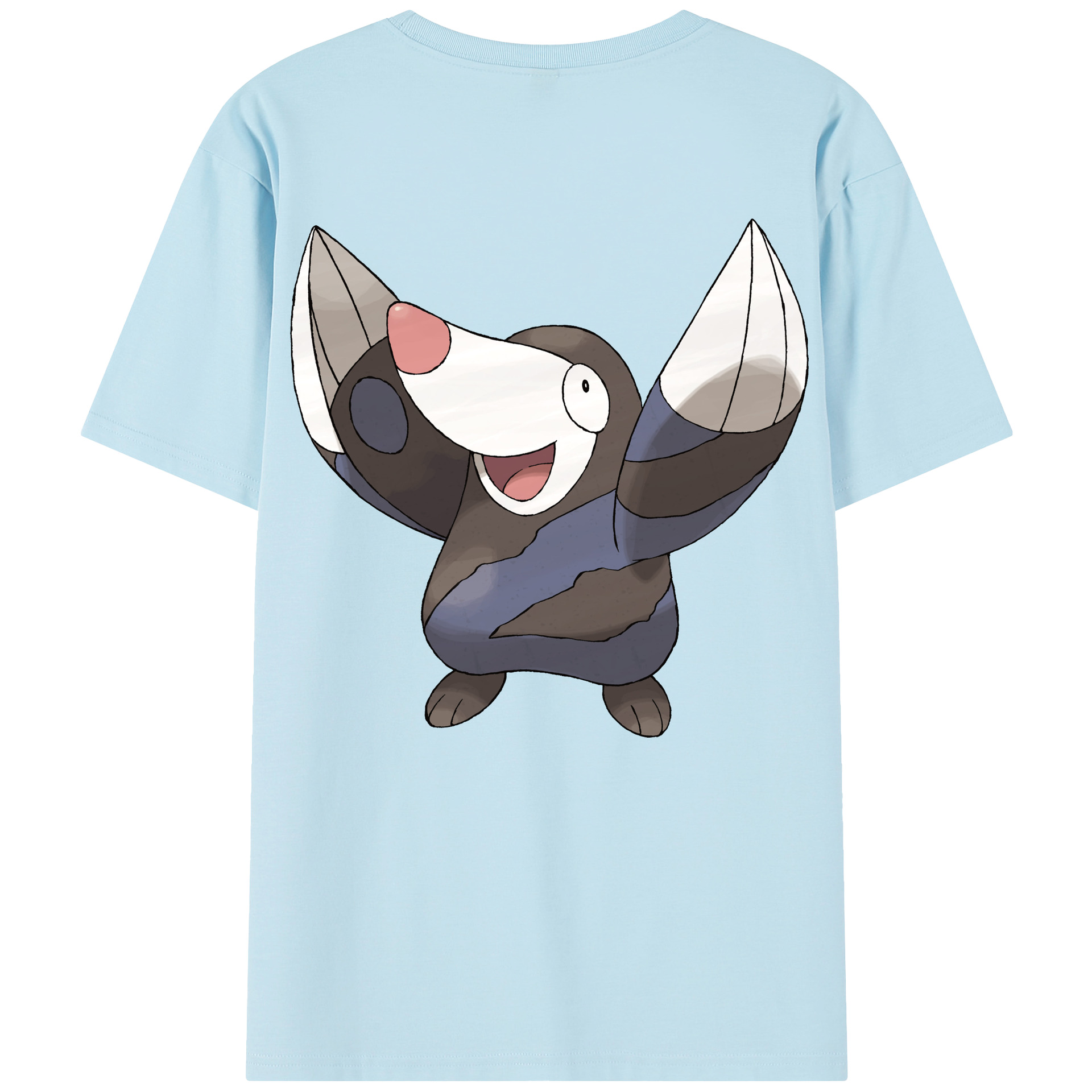（画像用） ポケットモンスター Pokémon 綿100％半袖Tシャツ（背面プリント）